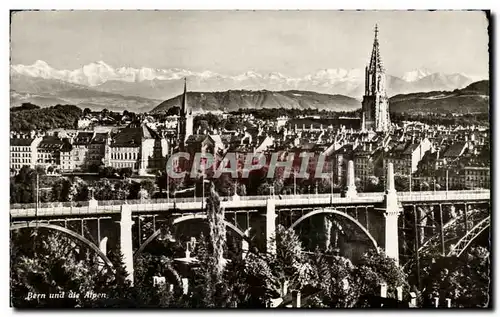 Cartes postales Berne et les Alpes Suisse