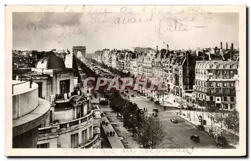 Cartes postales Paris En Flanane Avenue des Champs Elysees