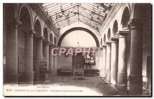 Cartes postales Le Gers Barbotan Les Thermes Interieur Des Bains Clairs