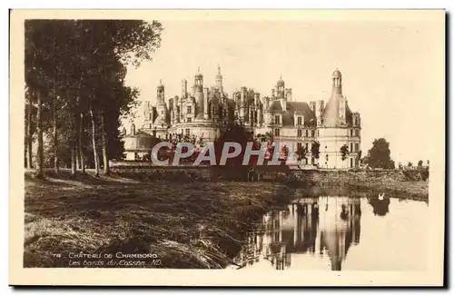 Ansichtskarte AK Chateau de Chambord Les bords du Casson
