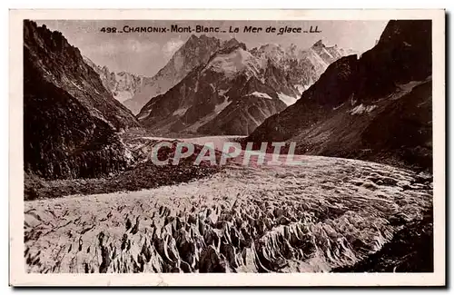 Cartes postales Chamonix Mont Blanc La Mer de glace