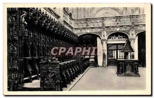 Cartes postales Eglise De Brou Les Stalles