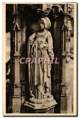 Cartes postales Bourg Eglise de Brou Statuette du Tombeau de Philibert le Beau