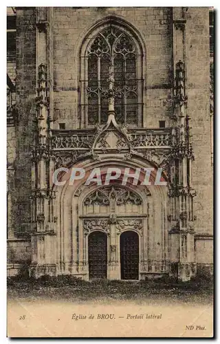 Cartes postales Eglise de Brou Portail lateral