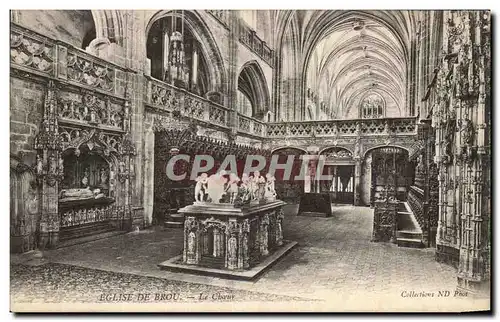 Cartes postales Eglise De Brou Le Choeur