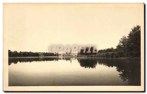 Ansichtskarte AK Abbaye De La Grande Trappe Etang du Martinet