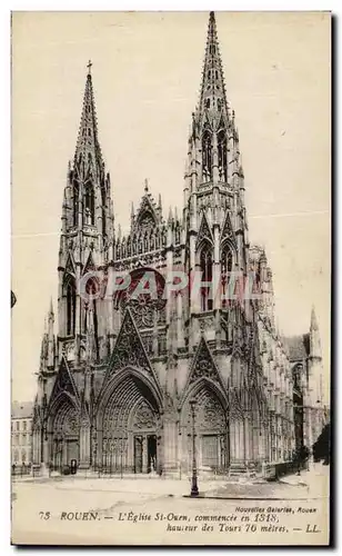 Cartes postales Rouen L&#39Eglise St Ouen