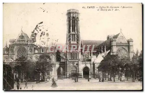 Ansichtskarte AK Paris Eglise St Germain L&#39Auxerrois et Mairie du 1er