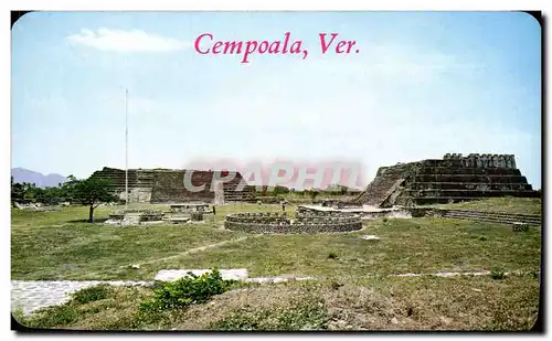 Cartes postales Panoramica Con El Templo De Los Gladiadores Panoramic View With The Gladiator&#39s temple MExiqu