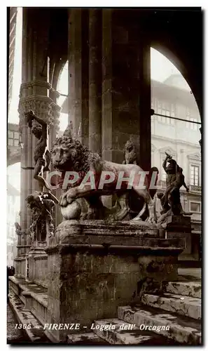 Cartes postales Firenze Loggia Dell Orcagna Lion