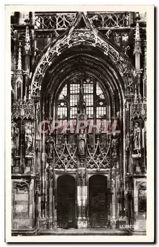 Cartes postales moderne Thann La Cathedrale Le Portail Lateral