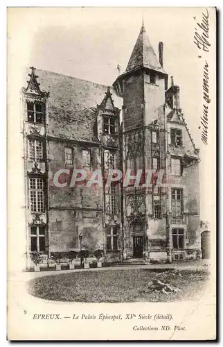 Cartes postales Evreux Le Palais Episcopal