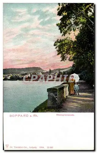 Cartes postales Boppard a Rhein Rheinpromenade