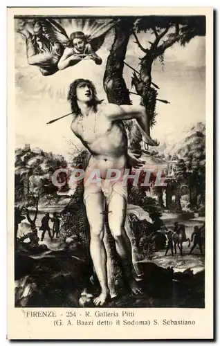 Ansichtskarte AK Firenze Galleria Pitti Bazzi detto il Sodoma S Sebastiano