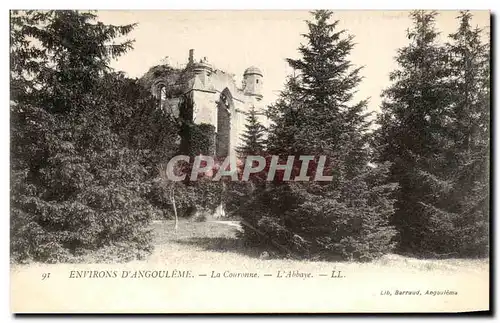 Ansichtskarte AK Environs D&#39Angouleme La Couronne L&#39Abbaye