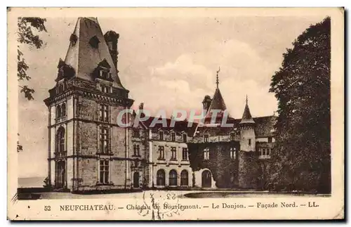 Cartes postales Neufchateau Chateau de Bourlemont Le Doujon Facade Nord