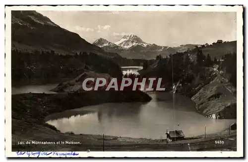 Cartes postales Lac de Montsalvens et le Moleson