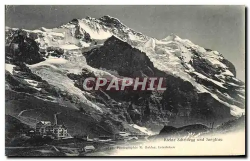 Cartes postales Kleine Scheidegg und Jungfrau Suisse