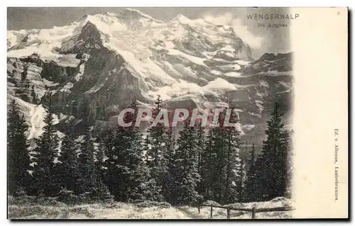 Cartes postales Wengernalp Die Jungtrau