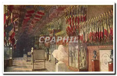 Cartes postales Hotel Des Invalides La Salle des Drapeaux Militaria