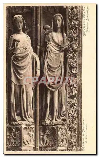 Cartes postales Cahedrale De Strasbourg Vierges Sages