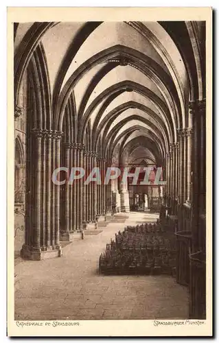 Ansichtskarte AK Cahedrale De Strasbourg