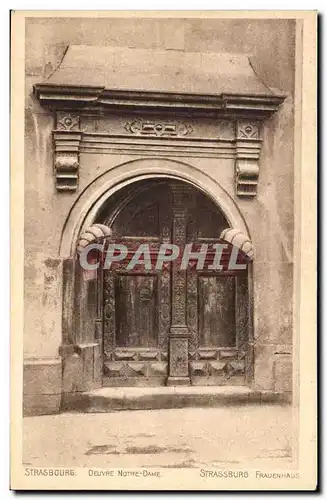 Cartes postales Strasbourg Oeuvre Notre Dame