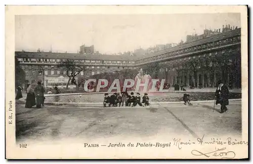 Cartes postales Paris Jardin du Palais Royal Enfants