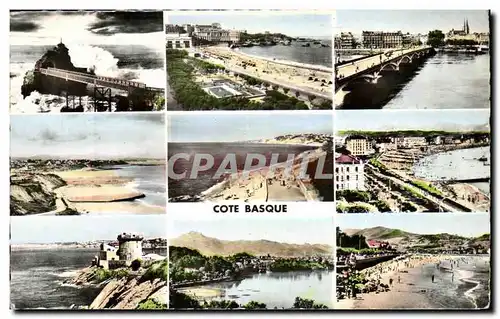 Cartes postales BiarritzRocher De La Vierge Plage Bayonne