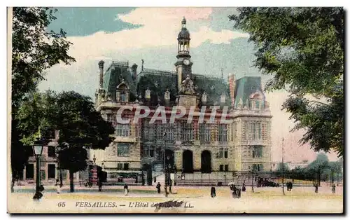 Cartes postales Versailles L&#39Hotel de ville