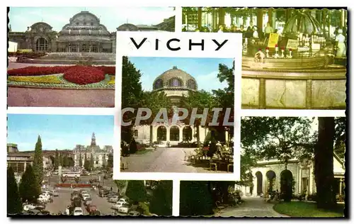 Cartes postales Vichy Le Grand Casino Source Chomel buvette