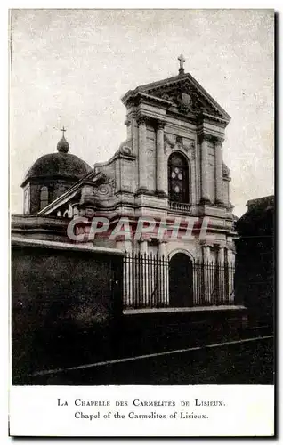 Cartes postales Chapelle Des Carmelites De Lisieux