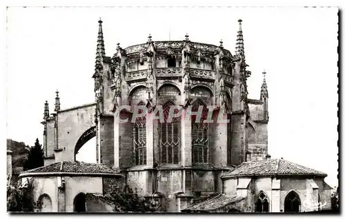 Ansichtskarte AK Viviers Rhone Chevet de la Cathedrale