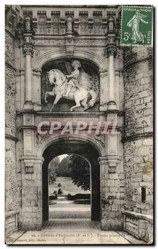 Cartes postales Chateau d&#39Esclimont Entree Principale