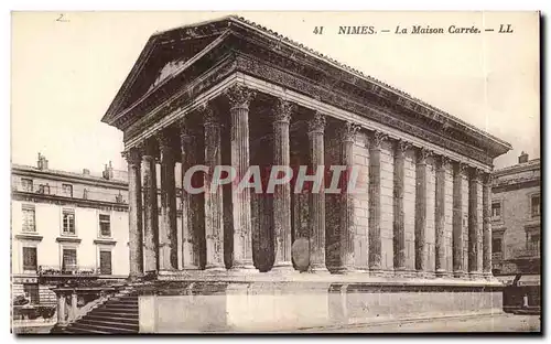 Ansichtskarte AK Nimes La Maison Carree