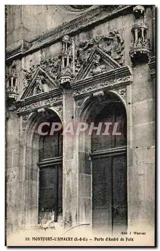 Cartes postales Montfort L&#39Amaulry Porte d&#39Andre de Foix