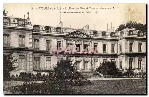 Cartes postales Tours L&#39Hotel du Grand Commandement