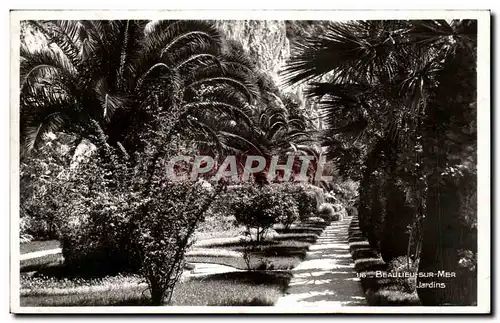 Cartes postales Beaulieu sur mer Jardins