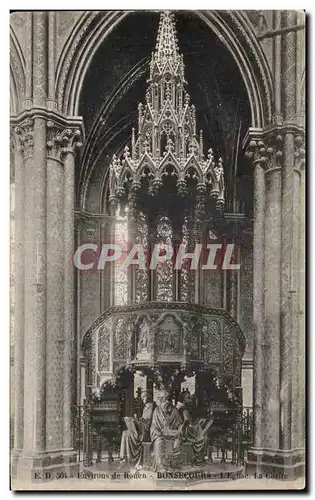 Cartes postales De Rouen Bonsecouns L&#39Eglise La chaire