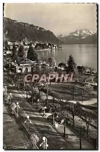 Ansichtskarte AK Montreux Pavillon Des Sports Et Dents Du Midi