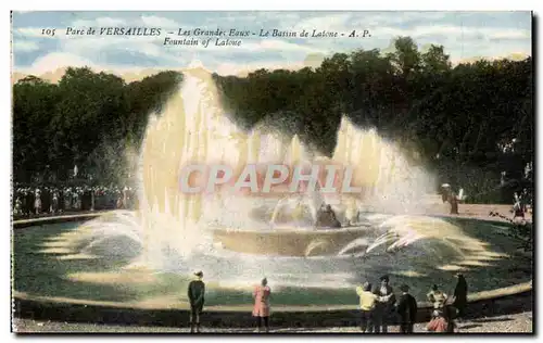 Cartes postales Par De Versailles Les Grandes Eaux De Latone