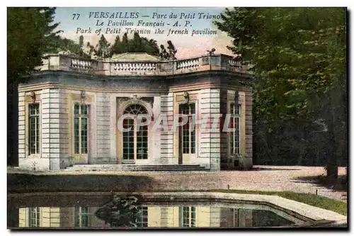 Cartes postales Versailles Parc Du Petit Trianon Le Pavillon Francais