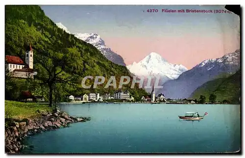 Cartes postales Fluelen Mit Bristenstock Suisse