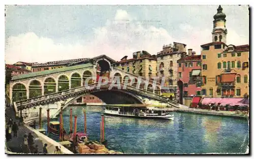 Cartes postales Venezia Ponte di Rialto