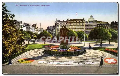 Cartes postales Geneve Monument National