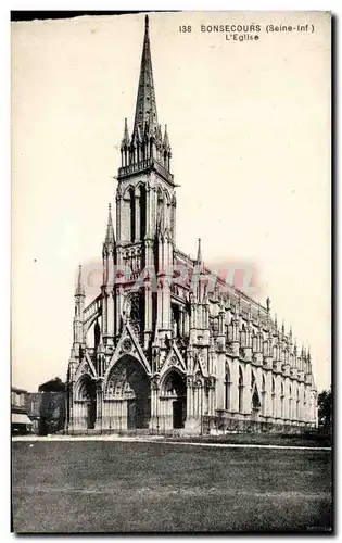 Cartes postales Bonsecours L&#39Eglise