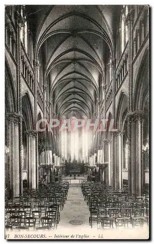 Cartes postales Bonsecours Interieur de l&#39Eglise