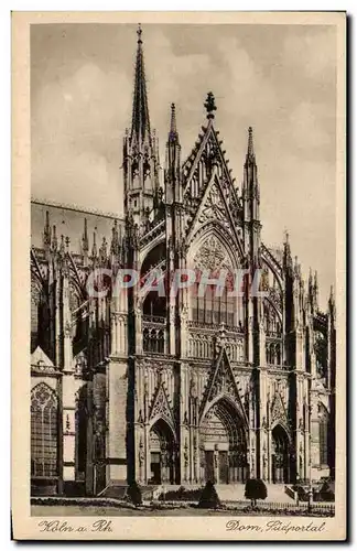 Cartes postales Koln a Rh Dom Sudportal