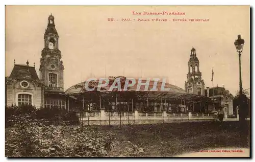 Cartes postales Pau Palais d&#39Hiver Entree Principale