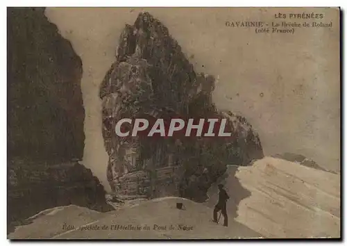 Cartes postales Les Pyrenees Gavarnie La Breche de Roland
